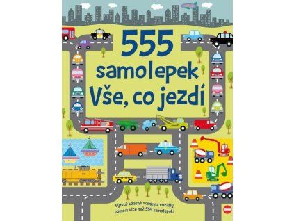 555 samolepek - Vše, co jezdí