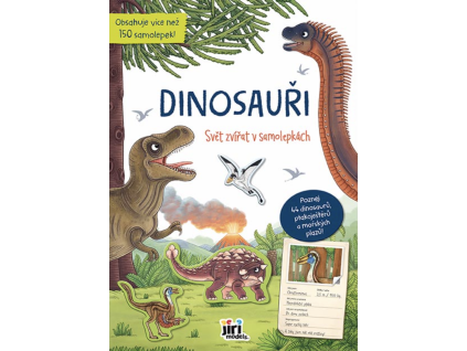 svet zvirat v samolepkach dinosauri