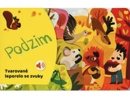 tvarovane leporelo se zvuky podzim