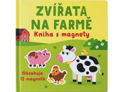 zvirata na farme kniha s magnety