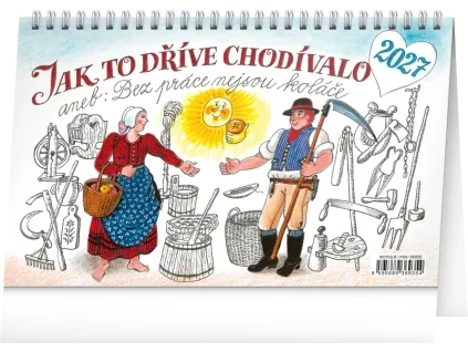 stolni kalendar 2027 notique jak to drive chodivalo kamila skopova 23 1 x 14 5 cm