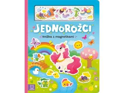 Knížka s magnetkami Jednorožci