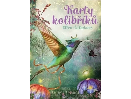Karty kolibříků - Kniha a 44 karet (lesklé) Ellen Valladares