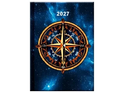 Praktik denní diář 2027 - KOMPAS (A6)