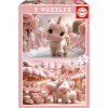 puzzle sladci jednorozci 2x48 dilku